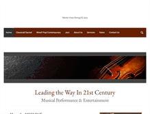 Tablet Screenshot of montevistastrings.com
